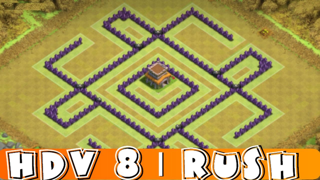 Clash of Clans | Village HDV 8 Rush | EXTRA-EFFICACE