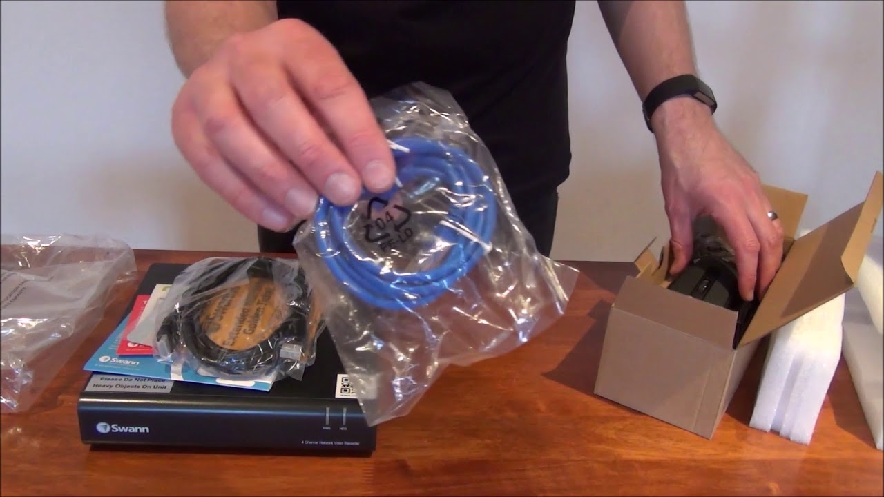 SWANN NVW-485 Wi-Fi HD Security System Unboxing