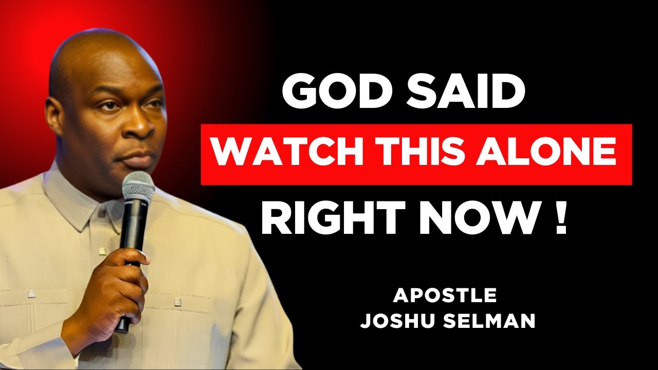 This Message Is Not for Everyone | God Spoke Clearly by Joshu Selman