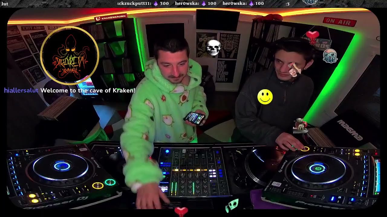 Kraken Kronik b2b Cracked Lips ( Oxygen Techno // Digital & Vinyl Set )