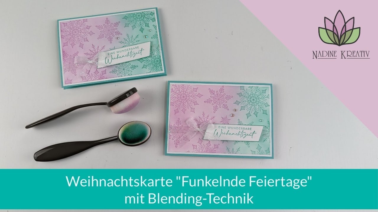 Anleitung Weihnachtskarte 