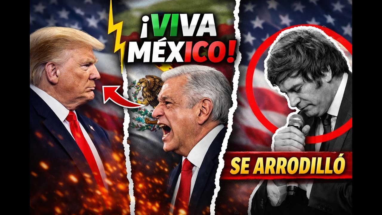 Mientras AMLO desafía a Trump, Milei se disculpa por ser argentino