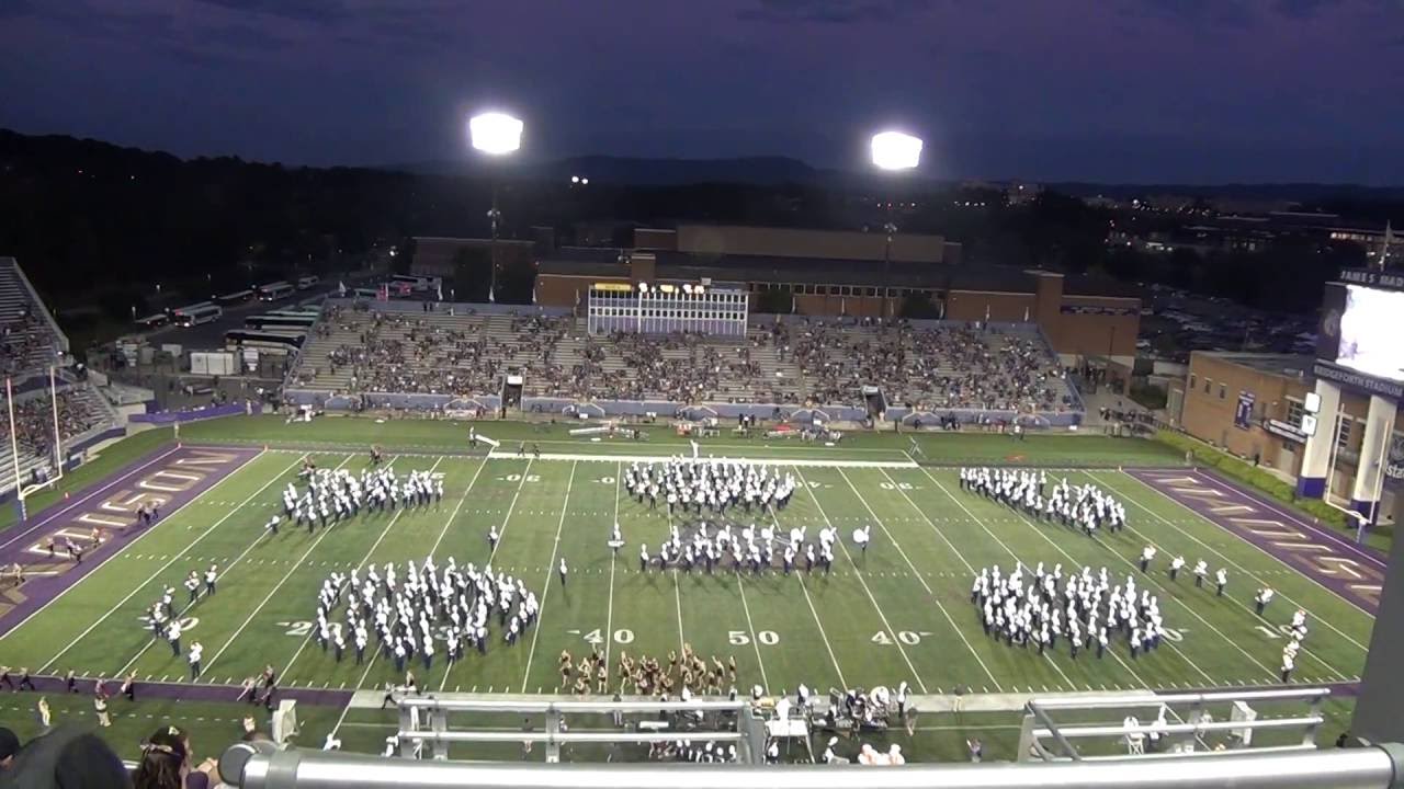 JMU Marching Royal Dukes, Halftime Show, 3 Sep 16
