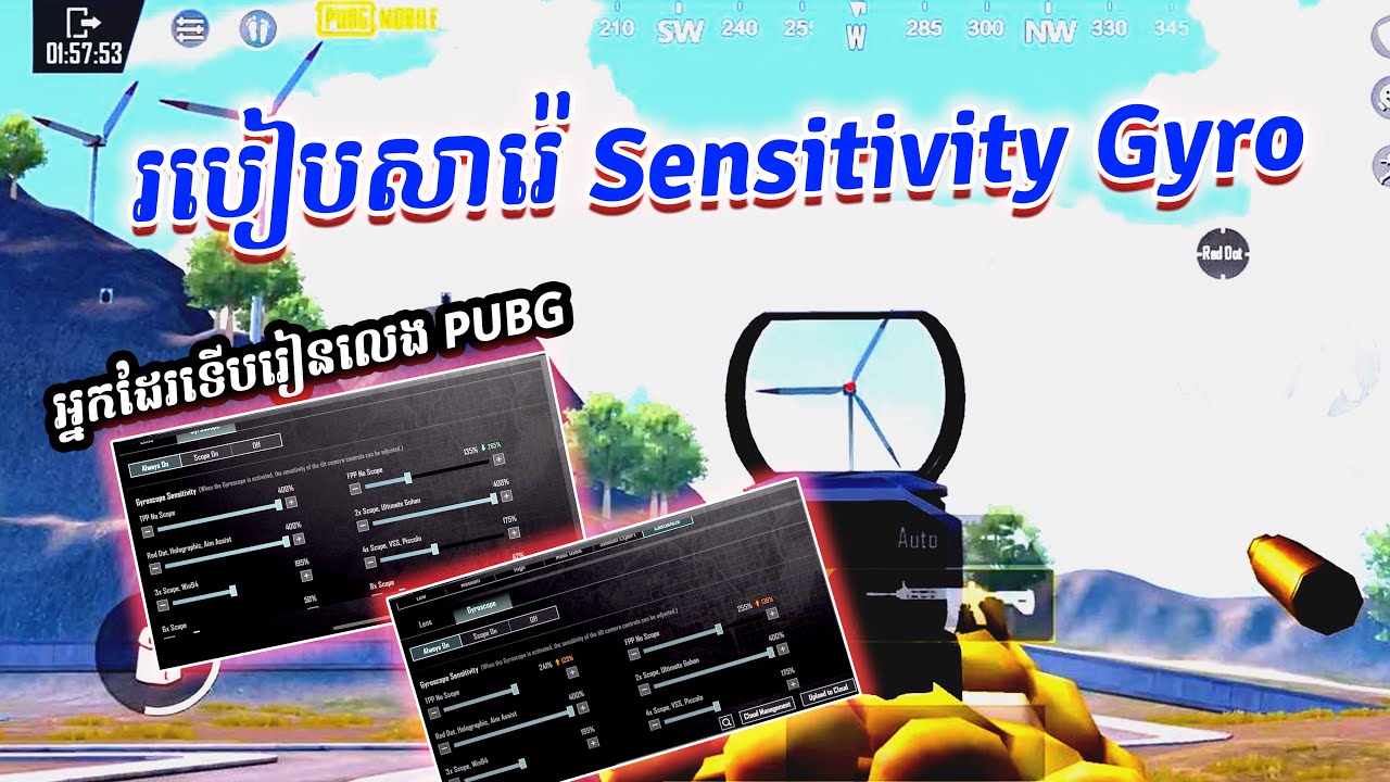 How To Sensitivity Scop x4 x3 x6 /របៀបសារ៉េ Sensitivity Gyro NOME YT