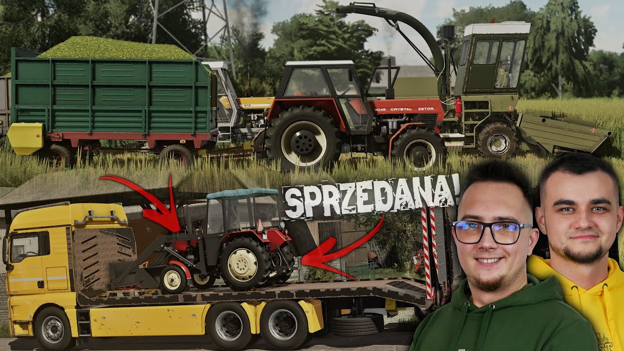 Sprzedaż -U-R-S-U-S C330 😱 Koszenie Żyta Na Kiszonkę *SĄSIEDZKA POMOC* 🔥 