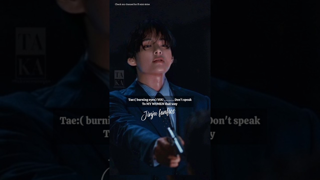 Taehyung ff your boyfriend point gun at your father&bull; #taehyungff #btsff #kimtaehyungff #btsshorts