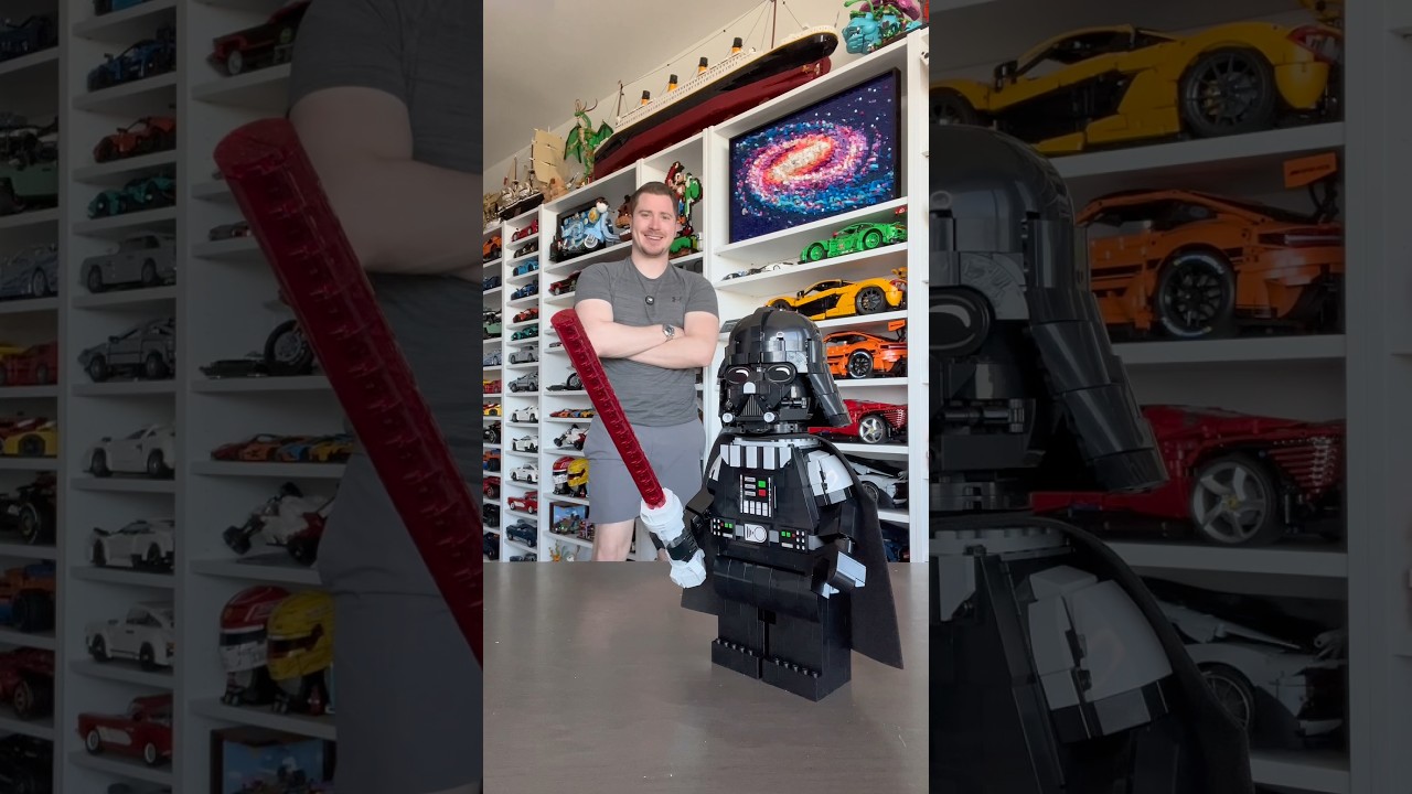 Я собрал ГИГАНТСКОГО LEGO Дарта Вейдера! #LEGO #ЗвездныеВойны #ASMR #ДартВейдер #Кино