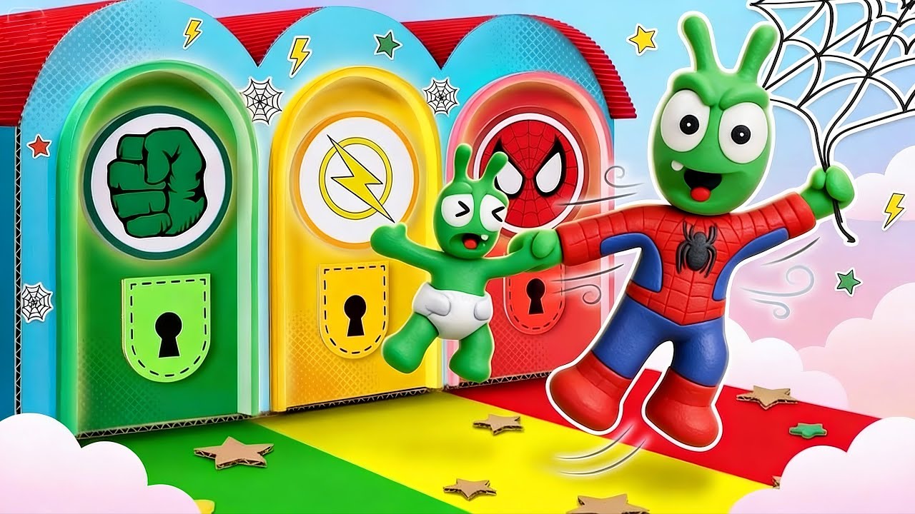 Pea Pea Súper Héroe Rescata al Bebé Pea Pea – Dibujos animados para niños