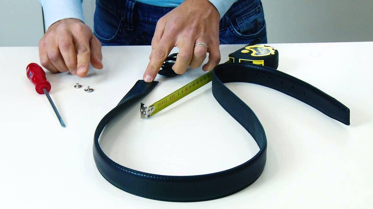 Come accorciare una cintura (Video Tutorial)