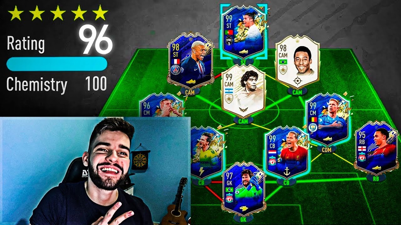 FUT DRAFT 196 É REAL!!! TOTY, TOTS e ICON NO TIME!! FIFA 20