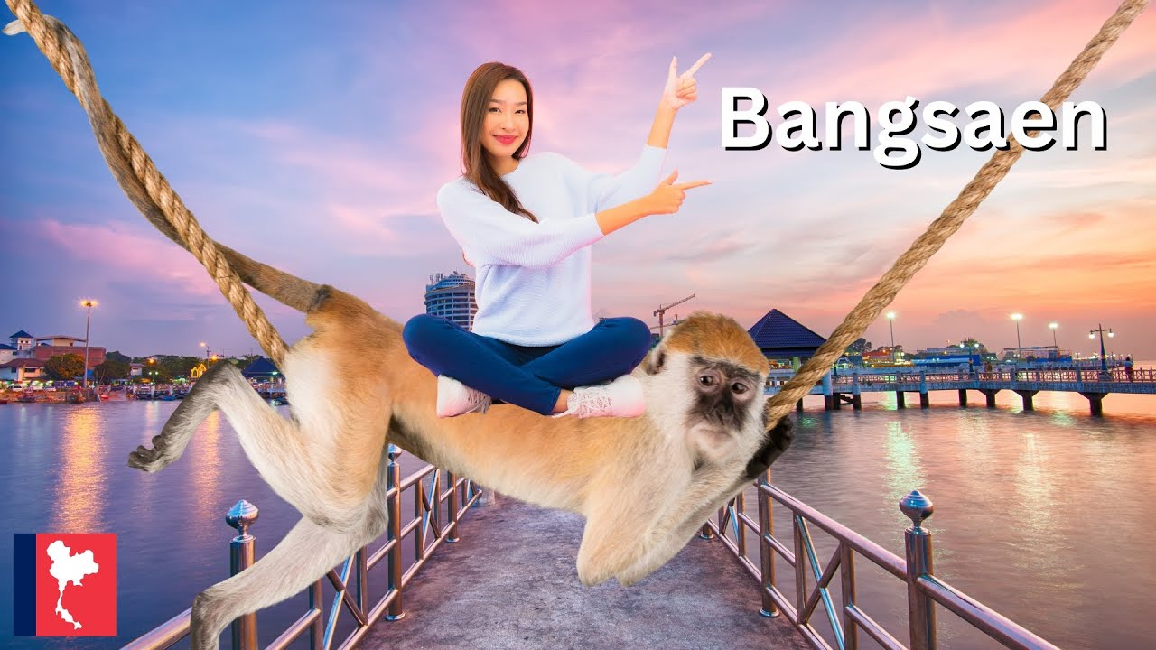 Bangsaen - Ausflugsziel zwischen Bangkok und Pattaya - Thailand April 2023