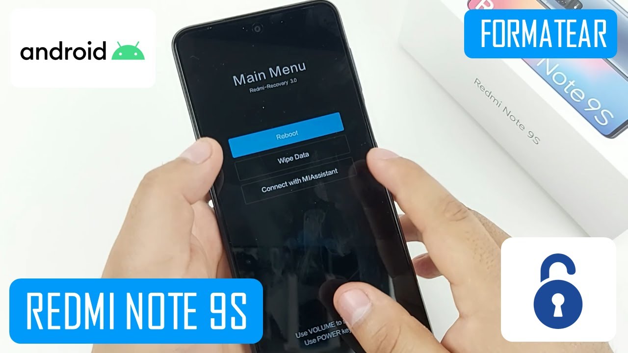 Formatear Xiaomi Redmi Note 9S | Android 10