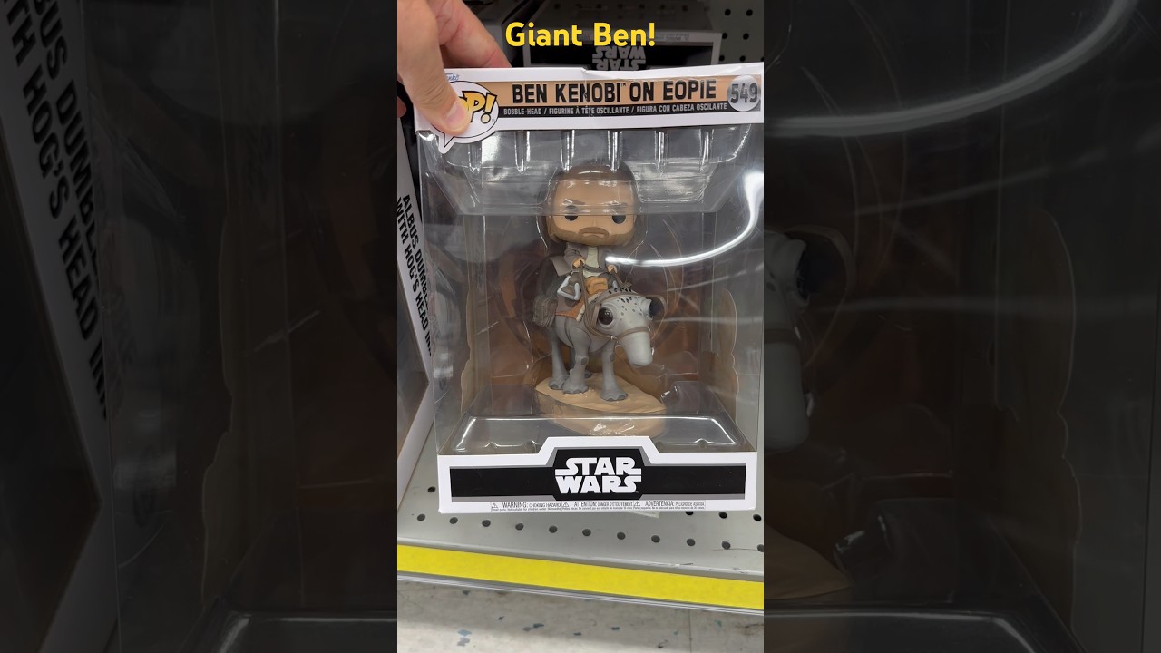 #benkenobi SITTING ON EOPIE!! #starwars #funkopop #starwarsfunko #starwarsfunkopop #toysrus #toys