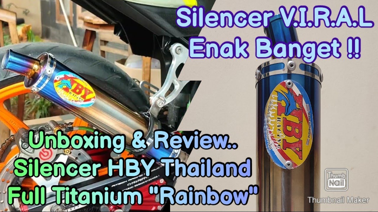 UNBOXING & REVIEW | SILENCER HBY FULL TITANIUM ORIGINAL THAILAND | SILENCER VIRAL !!