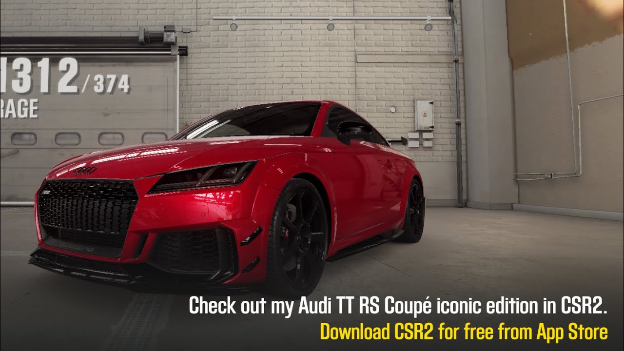 CSR2 Prestige Cup Car Showcase - TT RS Coupé iconic edition