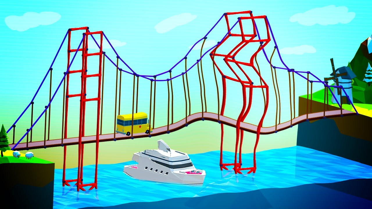 Golden Gate Drunken Bridge Is the Greatest Creation in Poly Bridge
