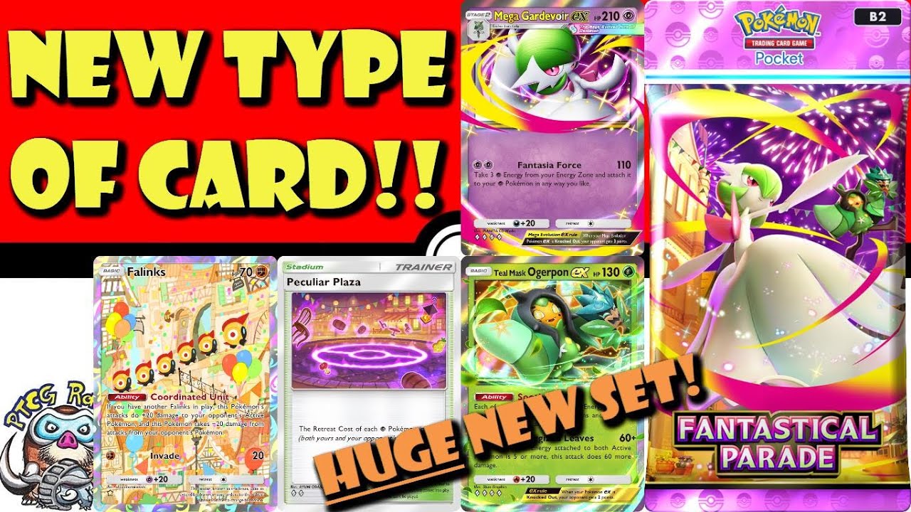 New Type of Card Coming to POkémon TCG Pocket! HUGE New Set! Fantastical Parade! (Pokemon TCG News)