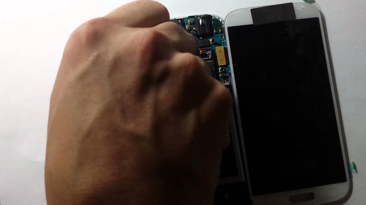 Galaxy S4 White LCD Not Responding to Touch Input