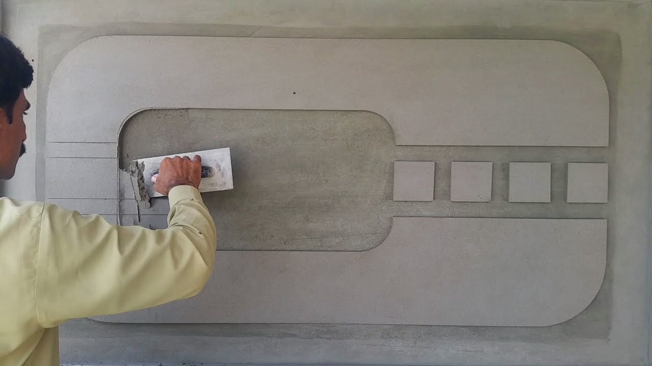Wall plaster construction technique