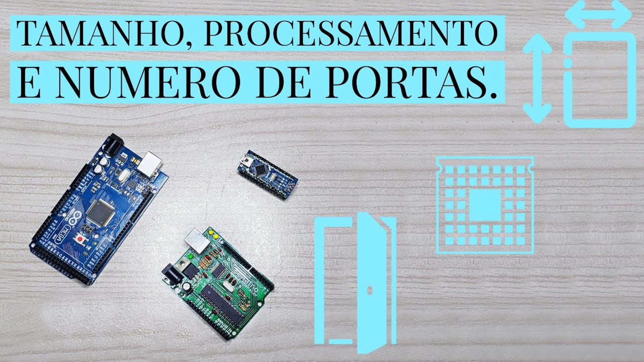 Diferença entre o arduino Mega, uno e Nano