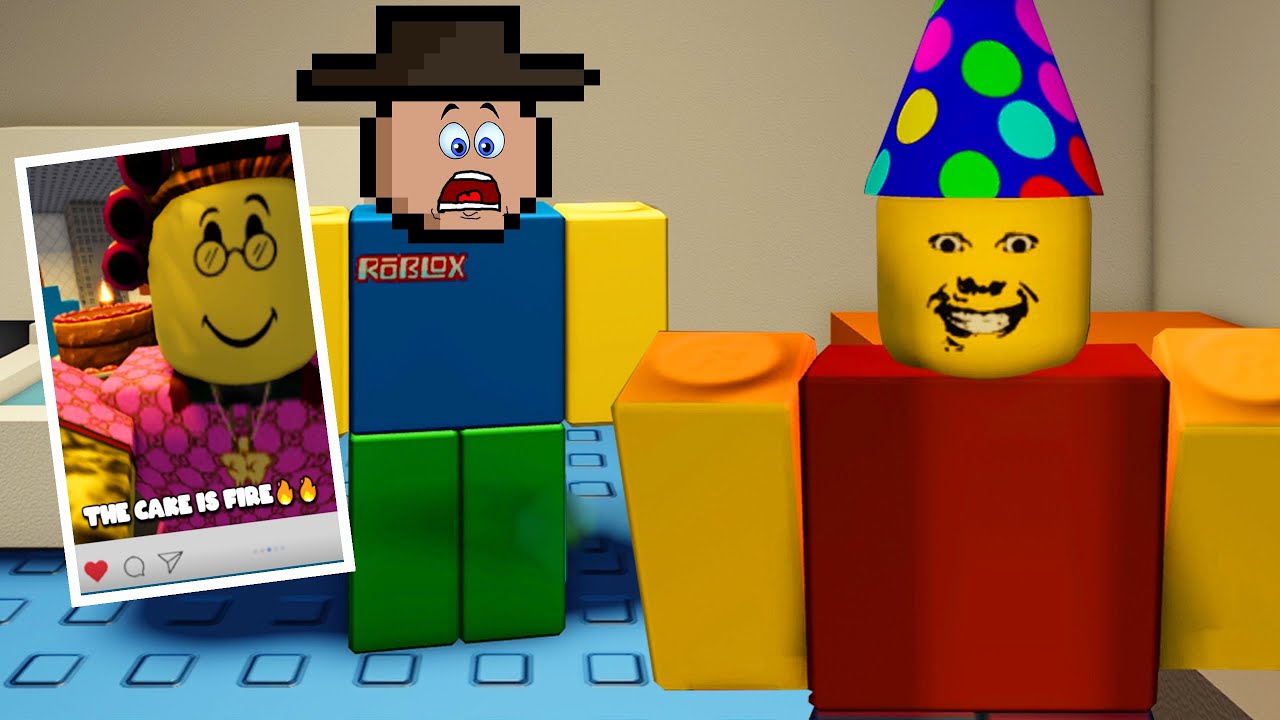 O ANIVERSÁRIO DA MINHA VÓ RAPPER (Roblox Grandma's Sus Birthday)