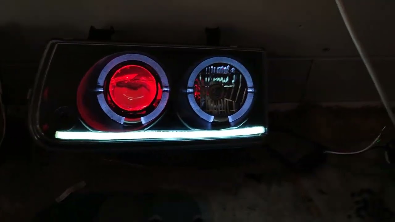 headlamp panther kapsul 2000 - 2004 custom projector biled aes wst dan drl fleksibel running grade a