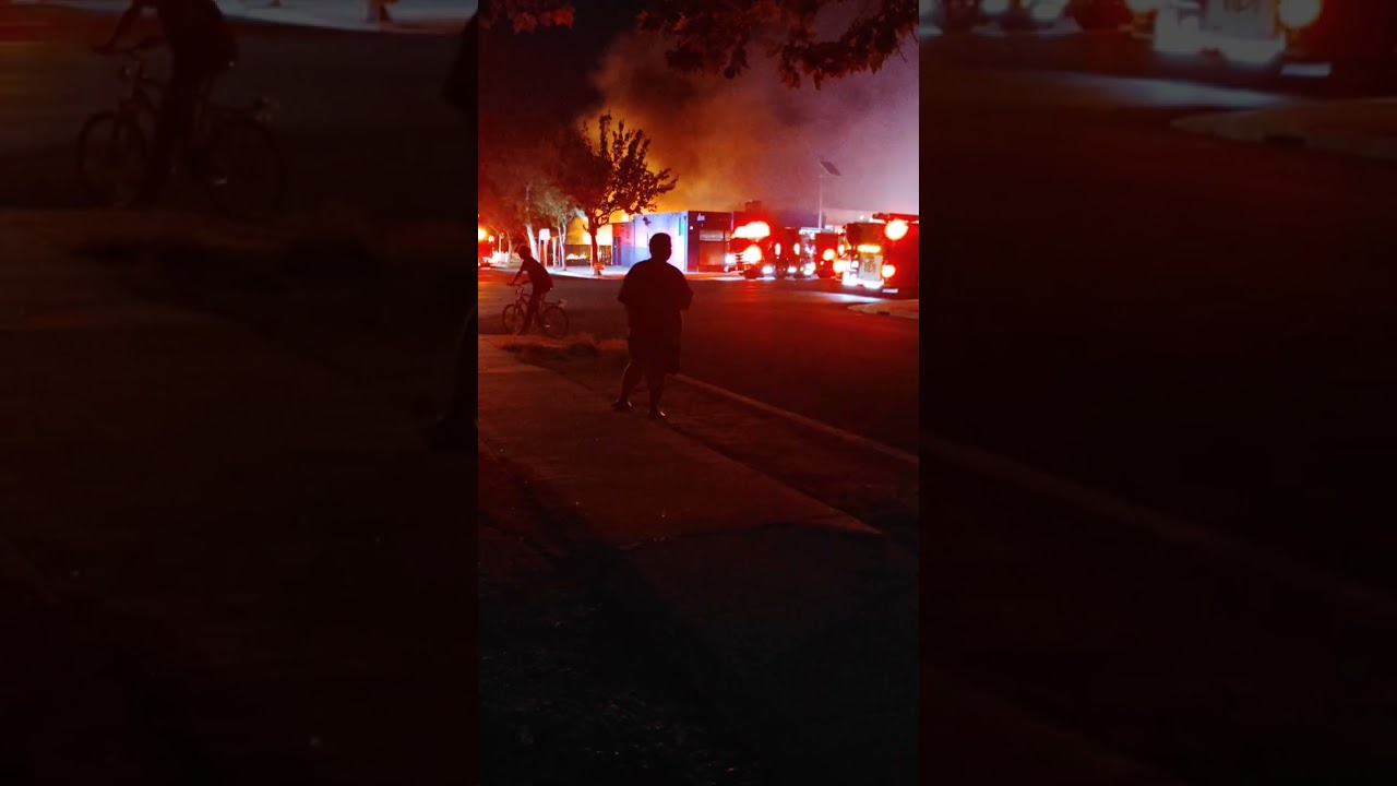 Fire in Modesto 400 block Scenic
