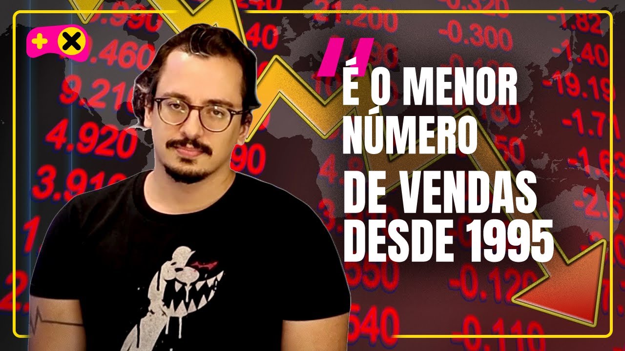 CRISE NOS GAMES? 2025 foi o MENOR ANO de VENDAS de consoles desde 1995