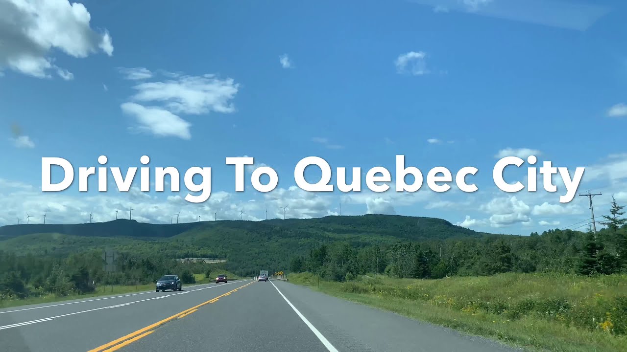 Scenic Drive To Quebec City | 4K | Quebec | Canada | Simply Stunning