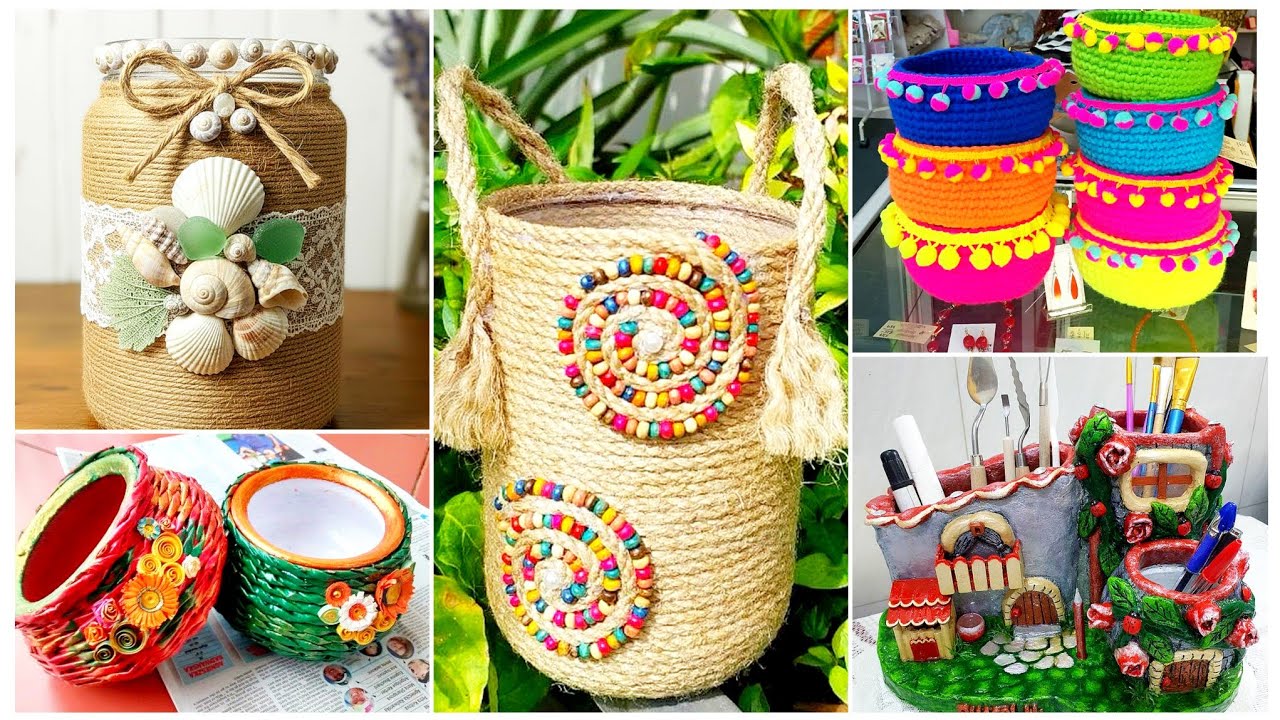 Beautiful Handmade Crafts You Can Make at Home | Jute Rope DIY IdeasEasy DIY Crafts for Beginners 