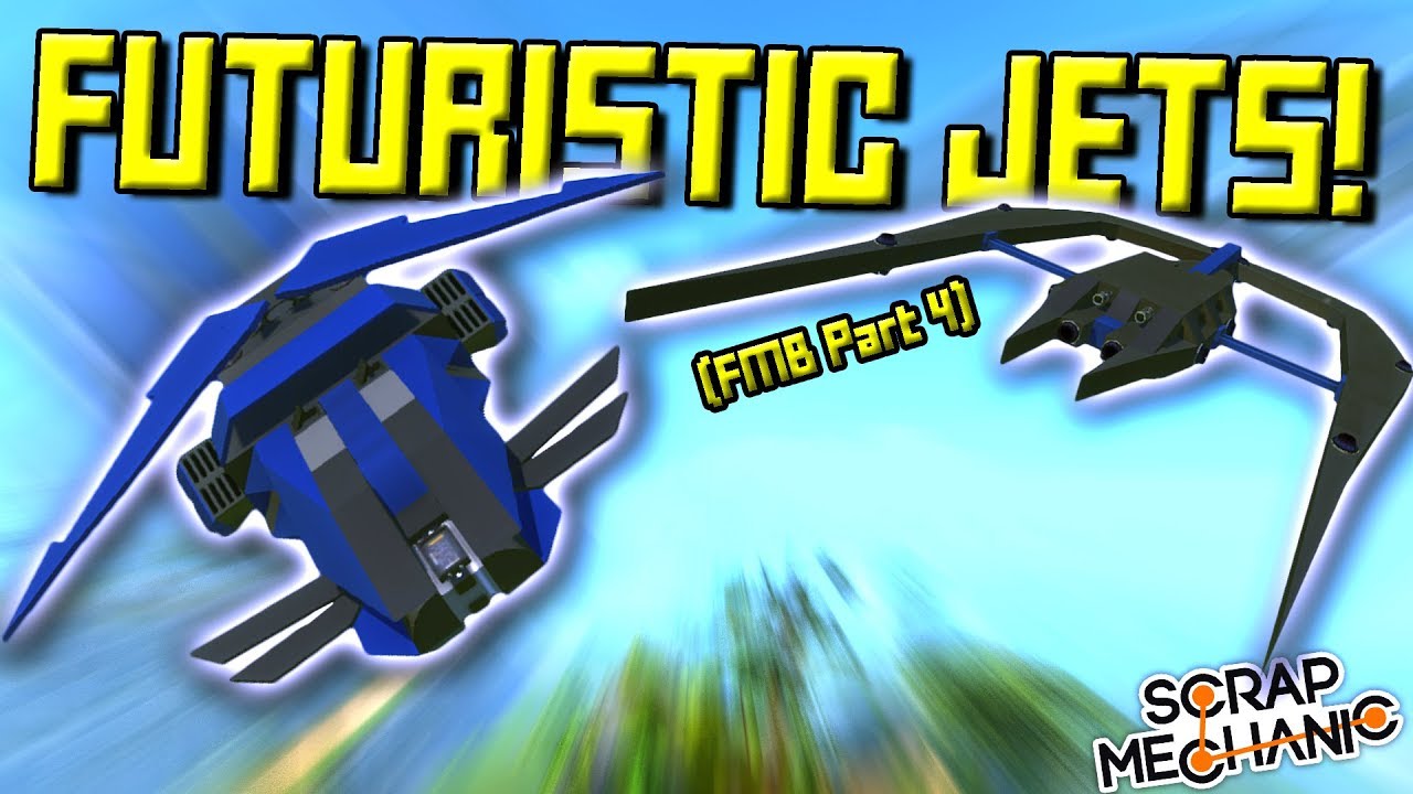 PHASING THROUGH MATTER with ALIEN SPACECRAFT?! [FMB 4] - Scrap Mechanic Gameplay