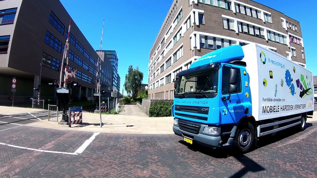 harddisk shredder  op locatie - it-recycling