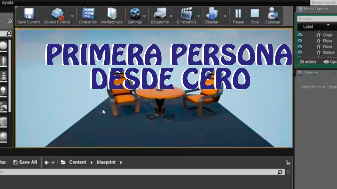 Unreal Engine 4: Movimiento Camara First Person desde cero (español)