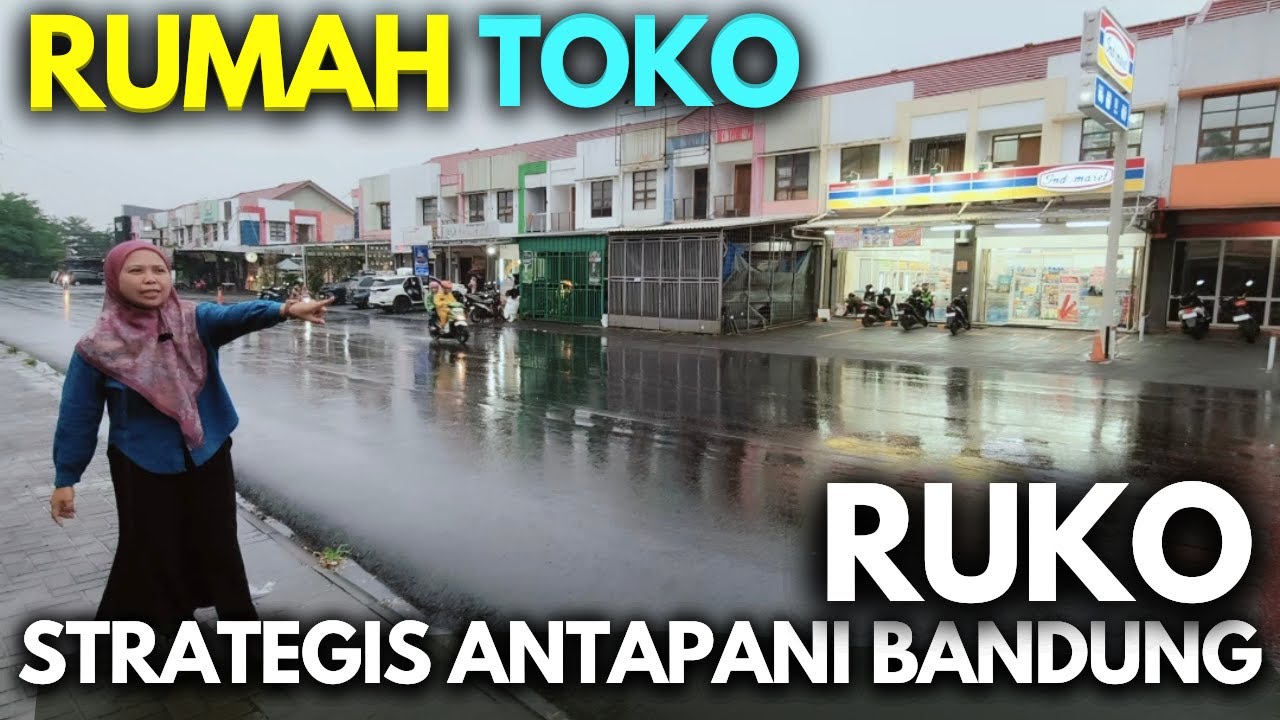 JUAL CEPAT RUMAH TOKO STATEGIS RUKO JALAN TERUSAN JAKARTA  ANTAPANI BANDUNG
