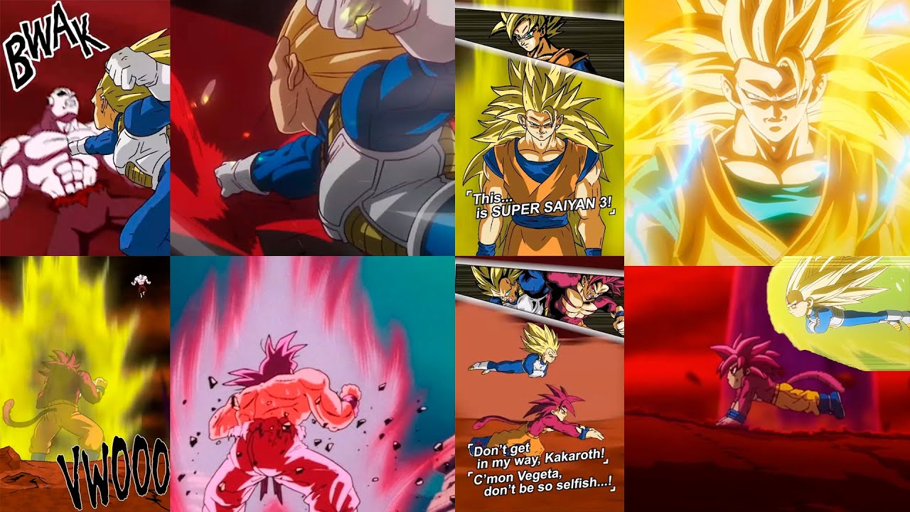 Fan Made Goku + Vegeta (Daima) Dokkan References