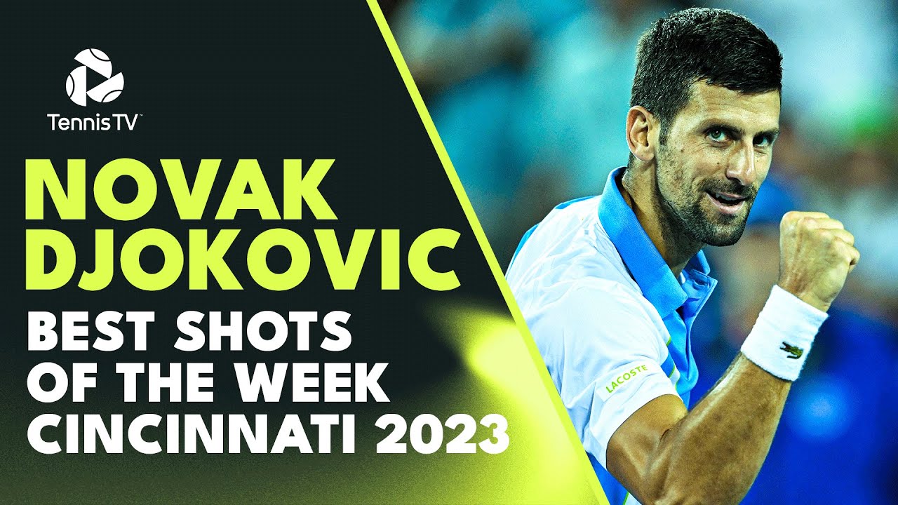 Best Novak Djokovic Points in Title Charge 🏆 | Cincinnati 2023