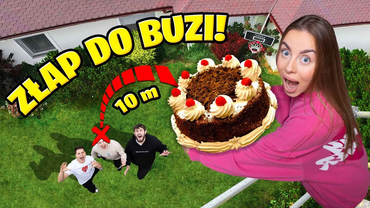 ZŁAP TO DO BUZI Z WYSOKOŚCI CHALLENGE z EKIPĄ!