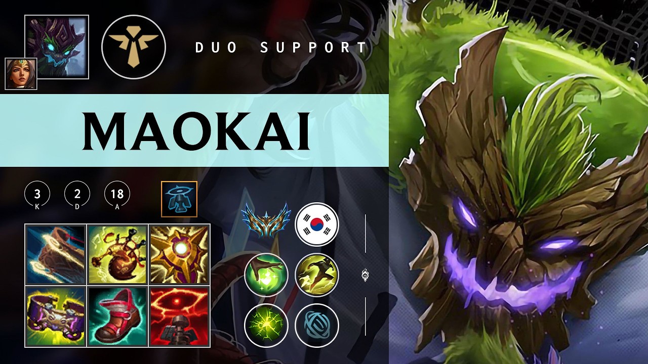 Maokai Support vs Karma - KR Challenger Patch 26.04