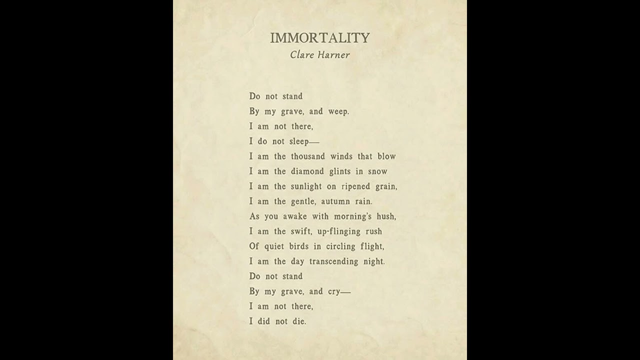 I am the breath beyond goodbye (Immortality)—Triad Music