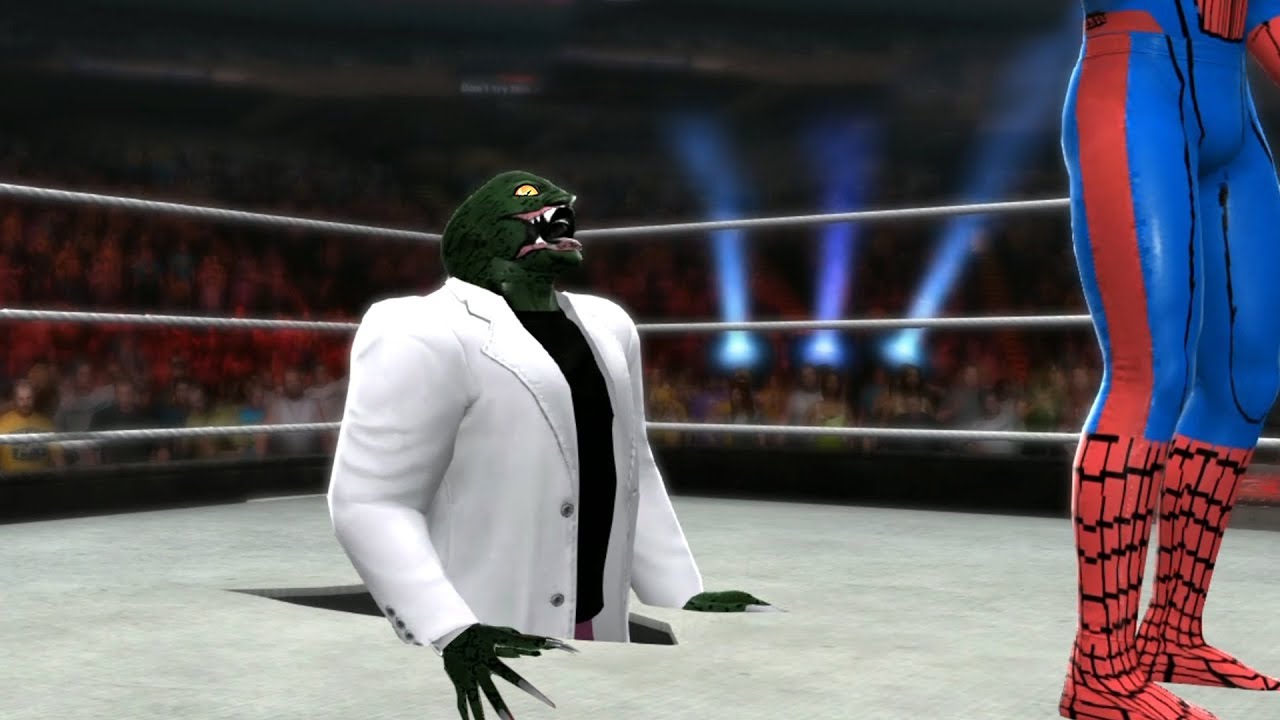 SPIDERMAN VS Lizard (Dr. Curt Connors) - Hell In A Cell Match