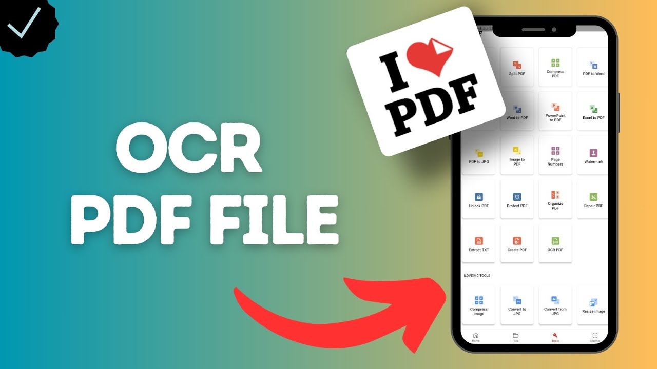 How to Use OCR on a PDF File in ILovePDF (Text Recognition Tool)