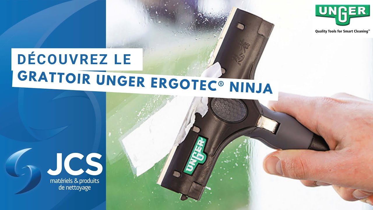 Grattoir Unger ErgoTec Ninja : Le premier grattoir 2 en 1  | JCS Hygiène