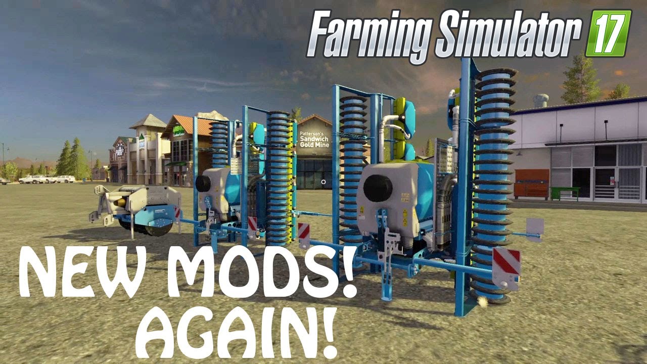 NEW MODS AGAIN in Farming Simulator 2017 | SEEDER MODS FROM LEMKEN | PS4 | Xbox One