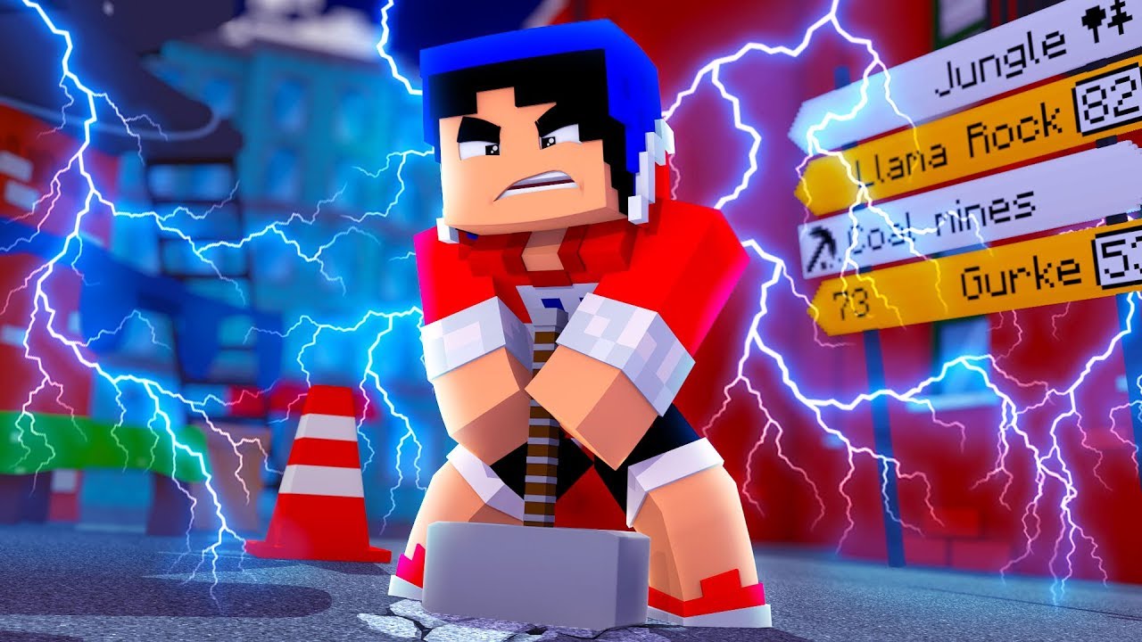 Minecraft: MARTELO DO THOR (MJOLNIR) - VINGADORES #06 « Nitro »
