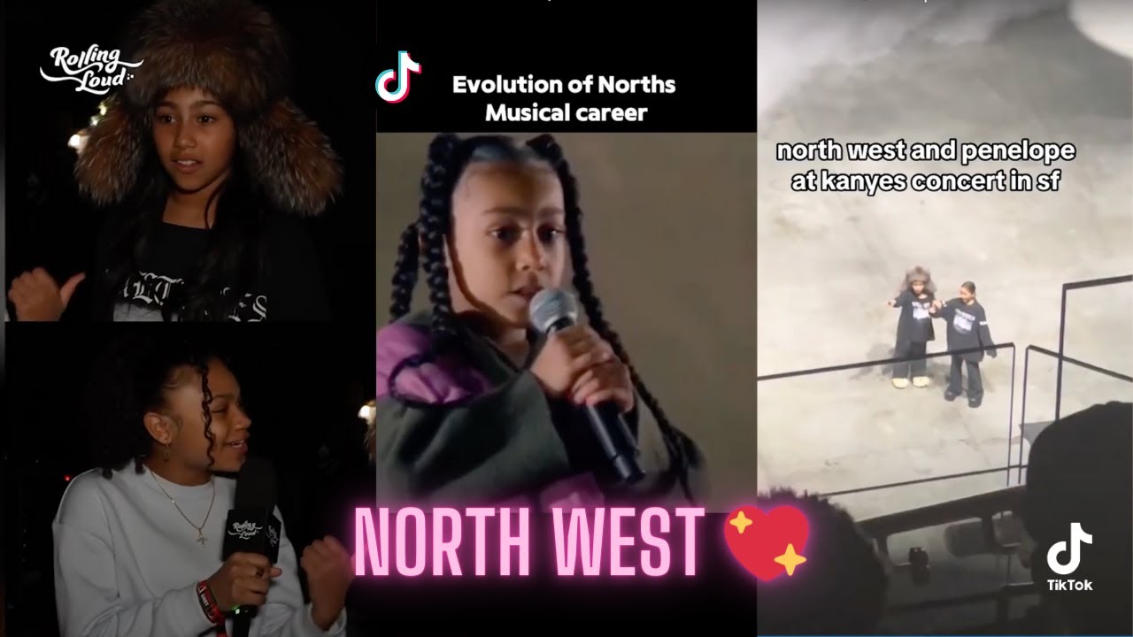 North West is dropping an album at 10 years old??!! 🤯  Compilation of the North west MUSIC TikToks.