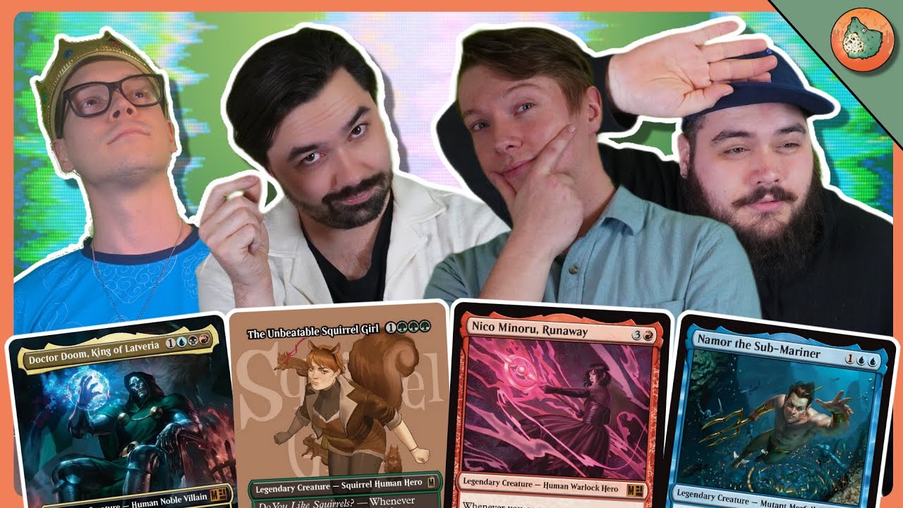 Marvel Super Heroes x MTG Commander Battle! | Squirrel Girl v Doom v Nico v Namor 