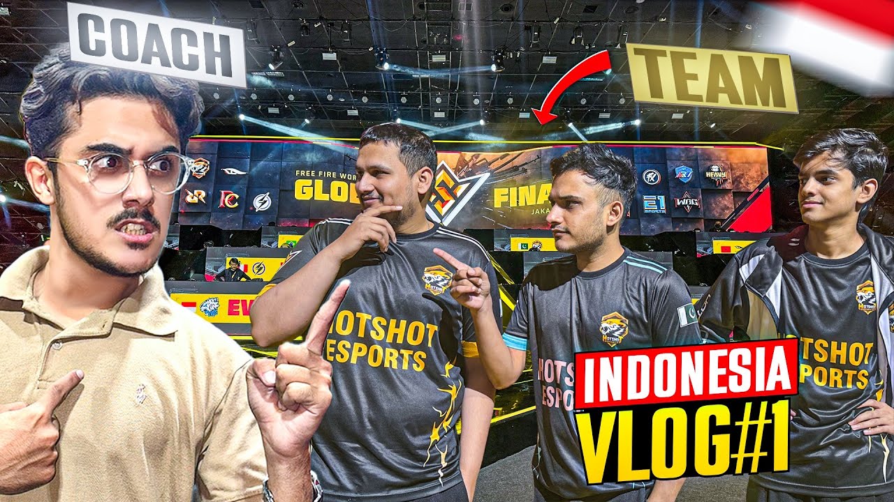 I Went to Indonesia to Lead My Free Fire Esports Team 🇮🇩 | Last Chance for HotShot 😭