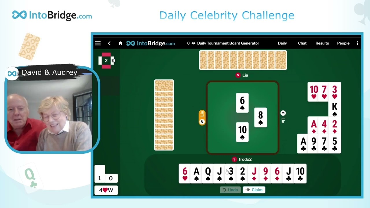 Daily Celebrity Challenge #166 with Audrey Grant & David Lindop (29.Oct.2024)
