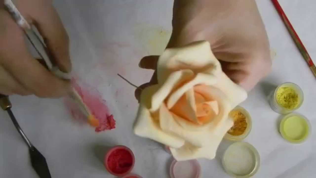 Kara's Couture Cakes - Finishing A Sugar Rose