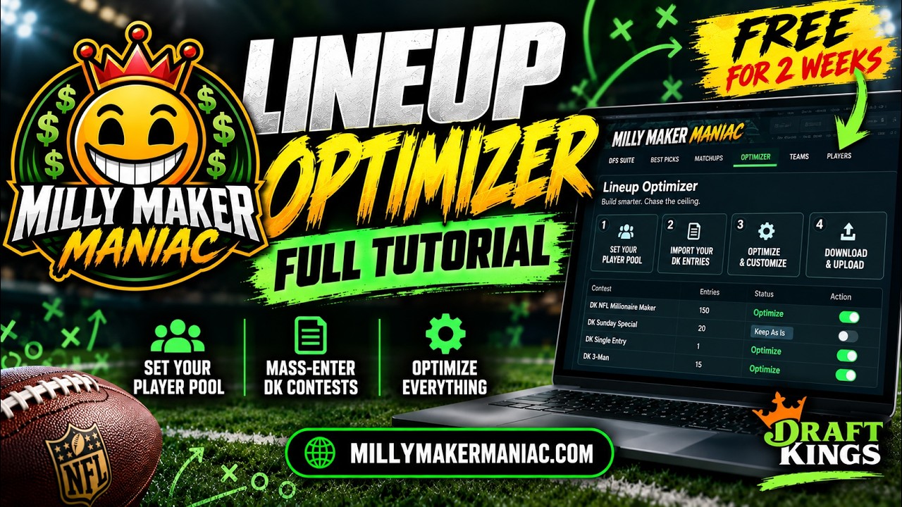 The DFS Optimizer Built to Win the Milly - Free Walkthrough | Milly Maker Maniac